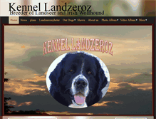 Tablet Screenshot of kennellandzeroz.com